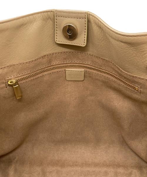 PELLE MORBIDA（ペッレモルビダ）PELLE MORBIDA (ペッレモルビダ) PELLE MORBIDA（ペッレモルビダ）ハンドバッグ ベージュの古着・服飾アイテム