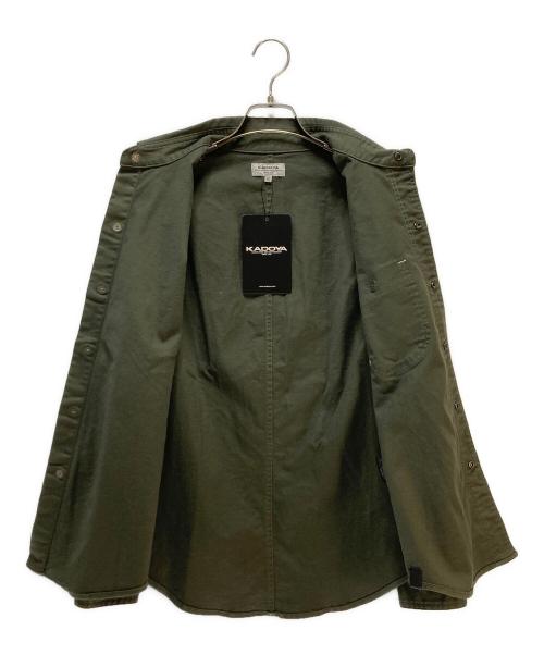 KADOYA（カドヤ）KADOYA (カドヤ) KADOYA MOTO WORK SHIRT グリーン サイズ:SSの古着・服飾アイテム