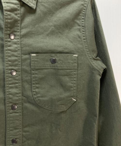 KADOYA（カドヤ）KADOYA (カドヤ) KADOYA MOTO WORK SHIRT グリーン サイズ:SSの古着・服飾アイテム