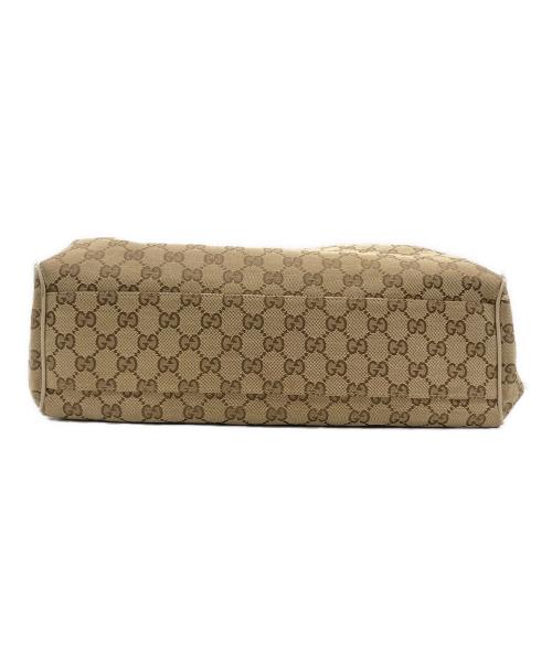 GUCCI（グッチ）GUCCI (グッチ) GUCCI（グッチ）グッチシマ ハンドバッグ ホワイト×ベージュの古着・服飾アイテム