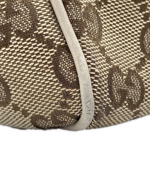 GUCCI（グッチ）GUCCI (グッチ) GUCCI（グッチ）グッチシマ ハンドバッグ ホワイト×ベージュの古着・服飾アイテム