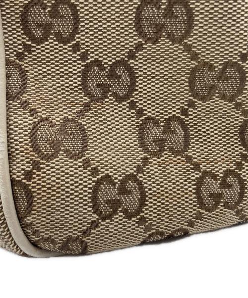GUCCI（グッチ）GUCCI (グッチ) GUCCI（グッチ）グッチシマ ハンドバッグ ホワイト×ベージュの古着・服飾アイテム