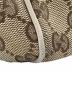中古・古着 GUCCI (グッチ) GUCCI（グッチ）グッチシマ ハンドバッグ ホワイト×ベージュ：30000円