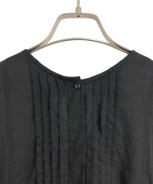 SLOBE IENA（スローブ イエナ）SLOBE IENA (スローブ イエナ) SLOBE IENA ペプラムギャザーブラウス ブラック サイズ:Fの古着・服飾アイテム