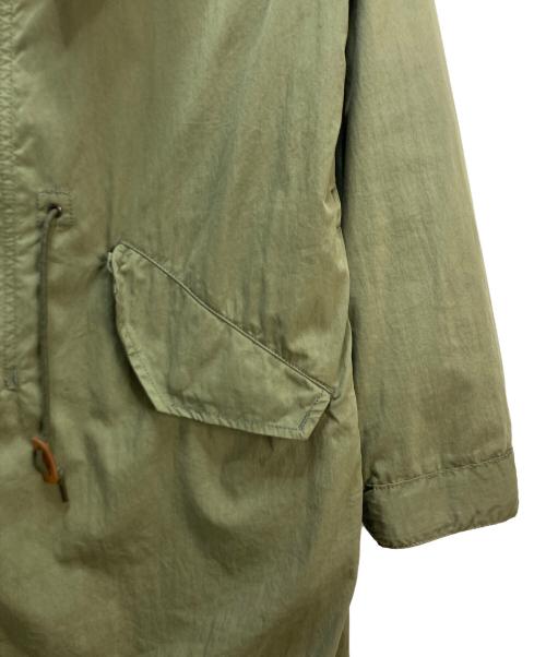 ALPHA（アルファ）ALPHA (アルファ) GOODENOUGH ALPHA × GOODENOUGH ライナー付きモッズコート オリーブ×ホワイト サイズ:Lの古着・服飾アイテム