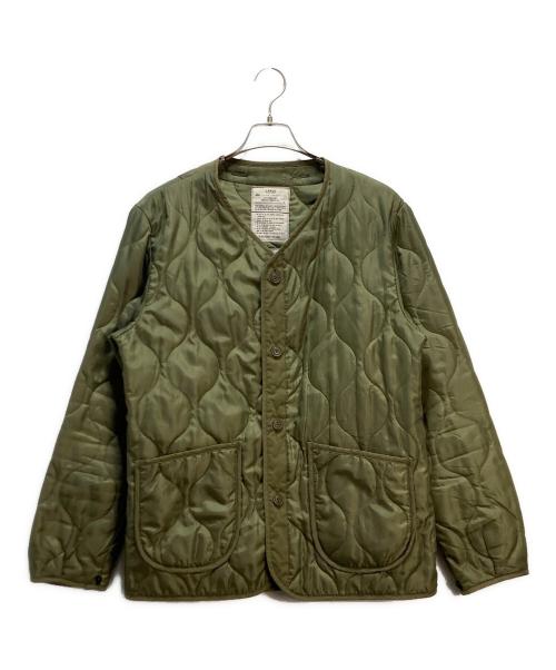 ALPHA（アルファ）ALPHA (アルファ) GOODENOUGH ALPHA × GOODENOUGH ライナー付きモッズコート オリーブ×ホワイト サイズ:Lの古着・服飾アイテム