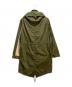 ALPHA (アルファ) GOODENOUGH ALPHA × GOODENOUGH ライナー付きモッズコート オリーブ×ホワイト サイズ:L：70000円