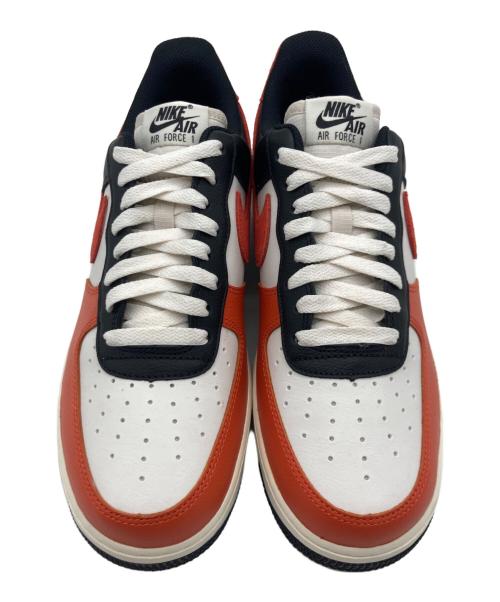 NIKE（ナイキ）NIKE (ナイキ) AIR FORCE 1 07 LV8 ブラック×ホワイト×オレンジ サイズ:US 9 未使用品の古着・服飾アイテム