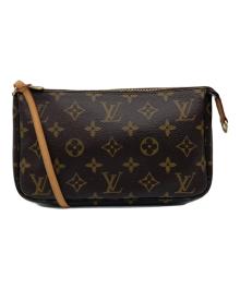 LOUIS VUITTON（ルイ ヴィトン）の古着「モノグラム ポシェット アクセソワール」｜ブラウン