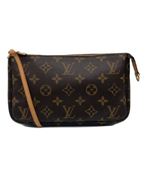 LOUIS VUITTON（ルイ ヴィトン）LOUIS VUITTON (ルイ ヴィトン) モノグラム ポシェット アクセソワール ブラウンの古着・服飾アイテム