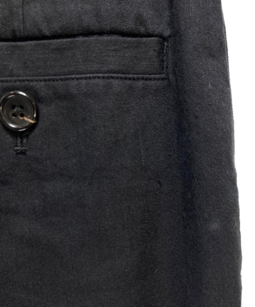 MARGARET HOWELL（マーガレットハウエル）MARGARET HOWELL (マーガレットハウエル) リネンコットンツイルハーフパンツ ブラック サイズ:1の古着・服飾アイテム