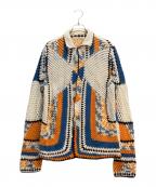 BODEボーディ）の古着「BODE GLOUCESTER CROCHET OVERSHIRT」｜マルチカラー