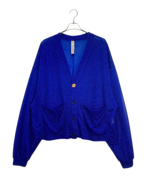 SHINYA KOZUKA（シンヤコズカ）SHINYA KOZUKA (シンヤコズカ) MASSIVE CARDI ブルー サイズ:EXTRA SMALLの古着・服飾アイテム
