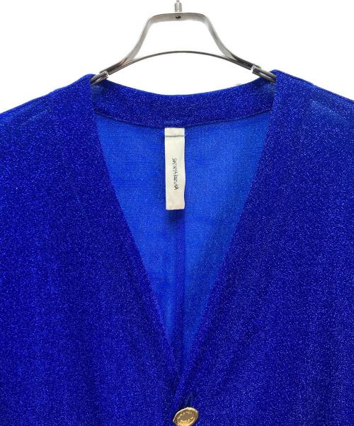 SHINYA KOZUKA（シンヤコズカ）SHINYA KOZUKA (シンヤコズカ) MASSIVE CARDI ブルー サイズ:EXTRA SMALLの古着・服飾アイテム