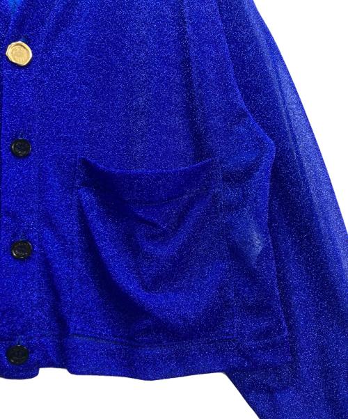SHINYA KOZUKA（シンヤコズカ）SHINYA KOZUKA (シンヤコズカ) MASSIVE CARDI ブルー サイズ:EXTRA SMALLの古着・服飾アイテム