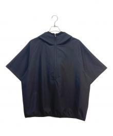 URU（ウル）の古着「HALF ZIP S/S PARKA」｜ブラック
