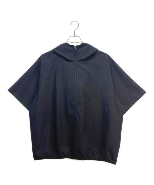 URU（ウル）URU (ウル) HALF ZIP S/S PARKA ブラック サイズ:2の古着・服飾アイテム