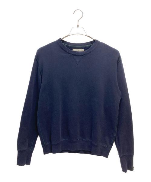 MHL（エムエイチエル）MHL (エムエイチエル) LOOPWHEELER (ループウィラー) スウェット ネイビー サイズ:Lの古着・服飾アイテム