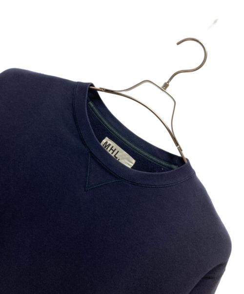 MHL（エムエイチエル）MHL (エムエイチエル) LOOPWHEELER (ループウィラー) スウェット ネイビー サイズ:Lの古着・服飾アイテム