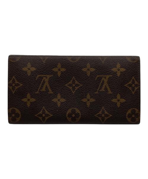 LOUIS VUITTON（ルイ ヴィトン）LOUIS VUITTON (ルイ ヴィトン) ポルトフォイユ3 カクトクレディ 札入れ ブラウンの古着・服飾アイテム