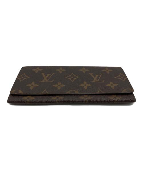 LOUIS VUITTON（ルイ ヴィトン）LOUIS VUITTON (ルイ ヴィトン) ポルトフォイユ3 カクトクレディ 札入れ ブラウンの古着・服飾アイテム