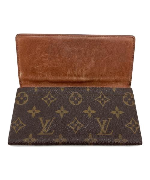 LOUIS VUITTON（ルイ ヴィトン）LOUIS VUITTON (ルイ ヴィトン) ポルトフォイユ3 カクトクレディ 札入れ ブラウンの古着・服飾アイテム