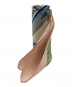 HERMESエルメス）の古着「HERMES（エルメス）シルクスカーフ」｜ピンク×グリーン