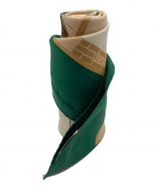 HERMES（エルメス）の古着「HERMES（エルメス）シルクスカーフ」｜グリーン×アイボリー