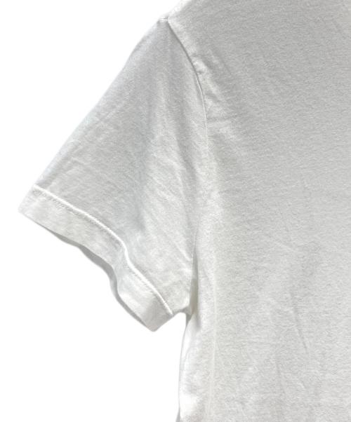 PRADA（プラダ）PRADA (プラダ) バックトライアングルTシャツ ホワイト サイズ:Mの古着・服飾アイテム