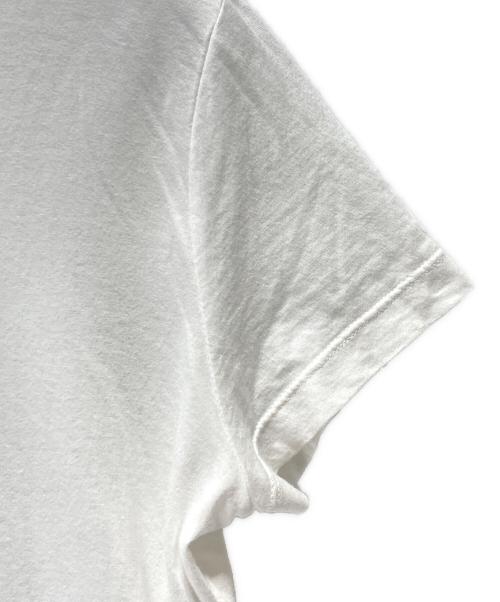 PRADA（プラダ）PRADA (プラダ) バックトライアングルTシャツ ホワイト サイズ:Mの古着・服飾アイテム