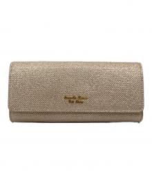 Samantha Thavasa PETIT CHOICE（サマンサタバサプチチョイス）の古着「Samantha Thavasa PETIT CHOICE 長財布」｜ゴールド