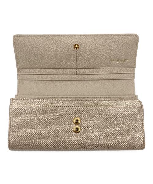 Samantha Thavasa PETIT CHOICE（サマンサタバサプチチョイス）Samantha Thavasa PETIT CHOICE (サマンサタバサプチチョイス) Samantha Thavasa PETIT CHOICE 長財布 ゴールドの古着・服飾アイテム