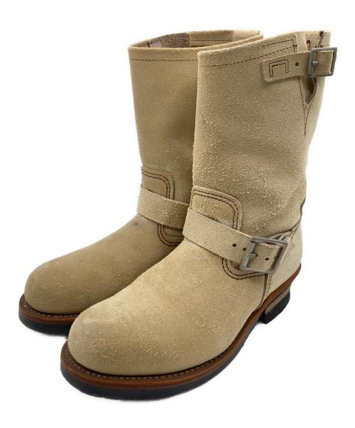 RED WING（レッドウィング）RED WING (レッドウィング) RED WING エンジニアブーツ ベージュ サイズ:USA 7 1/2の古着・服飾アイテム