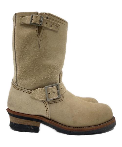 RED WING（レッドウィング）RED WING (レッドウィング) RED WING エンジニアブーツ ベージュ サイズ:USA 7 1/2の古着・服飾アイテム