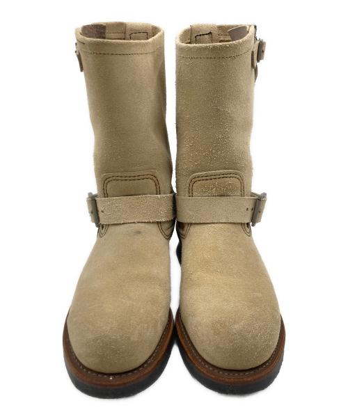 RED WING（レッドウィング）RED WING (レッドウィング) RED WING エンジニアブーツ ベージュ サイズ:USA 7 1/2の古着・服飾アイテム