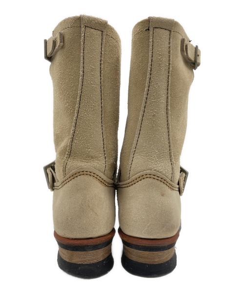 RED WING（レッドウィング）RED WING (レッドウィング) RED WING エンジニアブーツ ベージュ サイズ:USA 7 1/2の古着・服飾アイテム