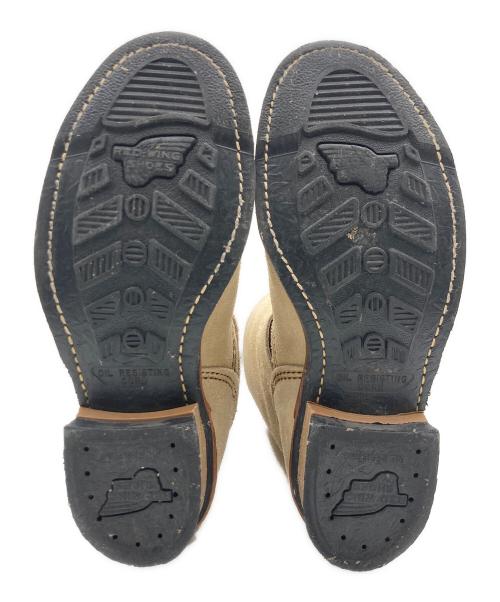 RED WING（レッドウィング）RED WING (レッドウィング) RED WING エンジニアブーツ ベージュ サイズ:USA 7 1/2の古着・服飾アイテム