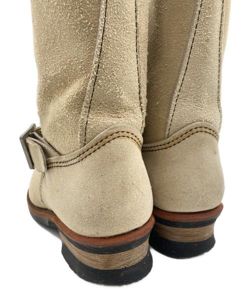 RED WING（レッドウィング）RED WING (レッドウィング) RED WING エンジニアブーツ ベージュ サイズ:USA 7 1/2の古着・服飾アイテム