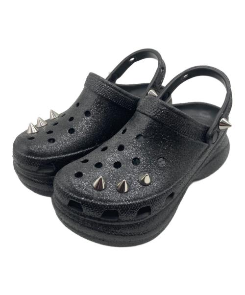 crocs（クロックス）crocs (クロックス) crocs Classic BAE Glitter Stud Clog ブラック サイズ:8の古着・服飾アイテム