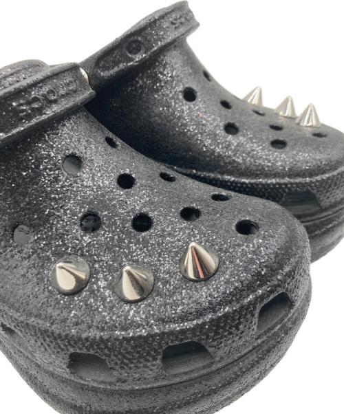 crocs（クロックス）crocs (クロックス) crocs Classic BAE Glitter Stud Clog ブラック サイズ:8の古着・服飾アイテム