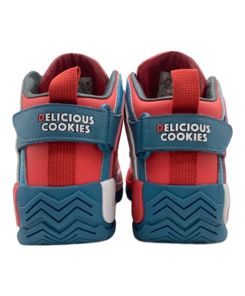 FILA（フィラ）FILA (フィラ) TM paint ATMOS (アトモス) FILA GRANT HILL2 × TM Paint × atmos スカイブルー×レッド×ホワイト サイズ:US 8.5の古着・服飾アイテム