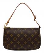 LOUIS VUITTONルイ ヴィトン）の古着「モノグラム ポシェット・アクセソワール」｜ブラウン