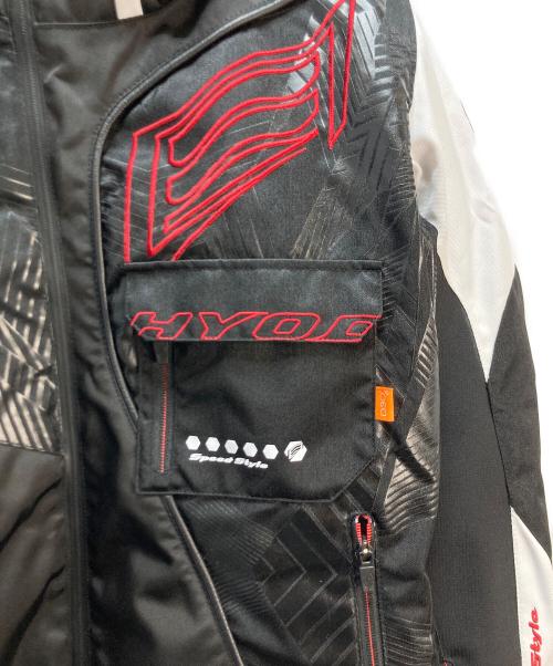 HYOD（ヒョウドウ）HYOD (ヒョウドウ) HYOD TEXTILE ライディングジャケット ホワイト×レッド×ブラック サイズ:Mの古着・服飾アイテム