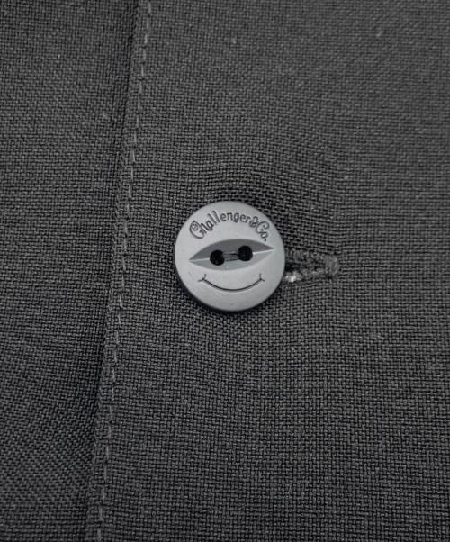 CHALLENGER（チャレンジャー）CHALLENGER (チャレンジャー) CHALLENGER（チャレンジャー）PANAMA SHIRT パナマシャツ ブラック サイズ:Mの古着・服飾アイテム