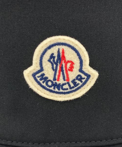 MONCLER（モンクレール）MONCLER (モンクレール) MONCLER ロゴワッペン バケットハット ブラック サイズ:Lの古着・服飾アイテム
