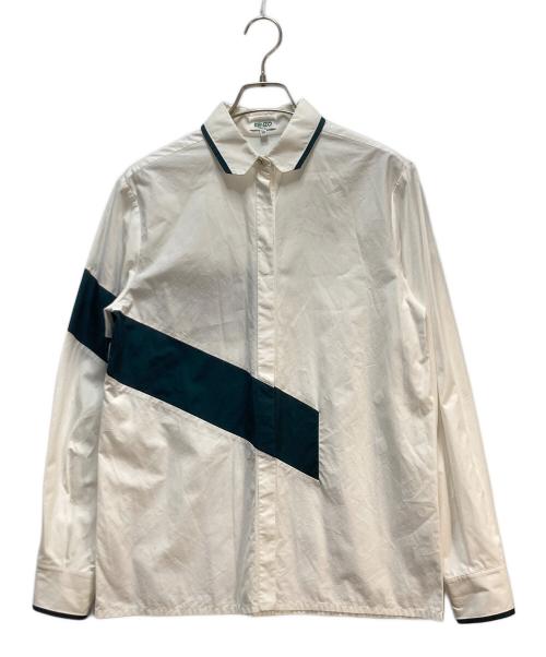 KENZO（ケンゾー）KENZO (ケンゾー) KENZO（ケンゾー）長袖シャツ ホワイト サイズ:38の古着・服飾アイテム