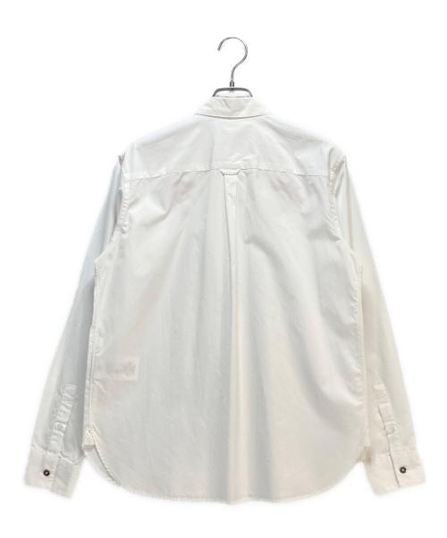 KENZO（ケンゾー）KENZO (ケンゾー) KENZO Paris Button Embroidered Hot Dog Ice Cream Shirt ホワイト サイズ:38の古着・服飾アイテム