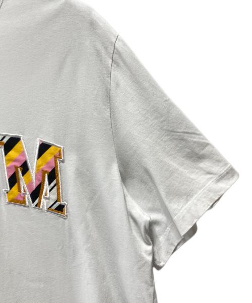 MSGM（エムエスジーエム）MSGM (エムエスジーエム) MSGM 半袖カットソー ホワイト サイズ:Lの古着・服飾アイテム