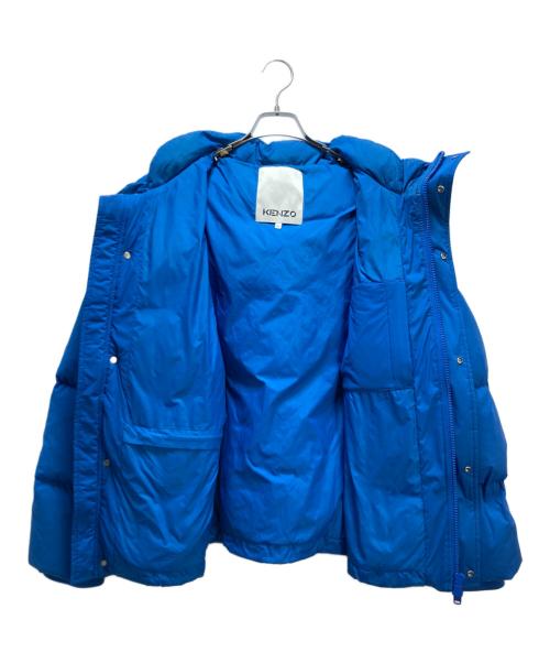 KENZO（ケンゾー）KENZO (ケンゾー) KENZO（ケンゾー）Logo Printed Puffer Jacket ブルー サイズ:Mの古着・服飾アイテム