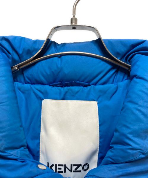 KENZO（ケンゾー）KENZO (ケンゾー) KENZO（ケンゾー）Logo Printed Puffer Jacket ブルー サイズ:Mの古着・服飾アイテム